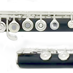 African Blackwood flute with three footjoints - Rent-to-own