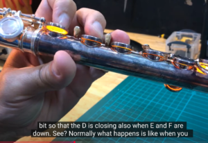 How to adjust a student flute