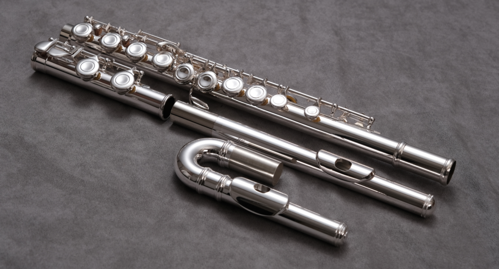beginner flute with curved headjoint